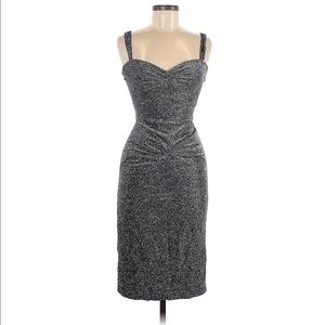 Stop Staring Black Glitter Dress